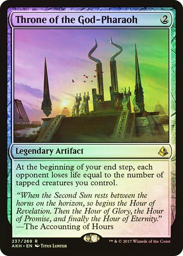 Throne of the God-Pharaoh [Foil] #237 Magic Amonkhet