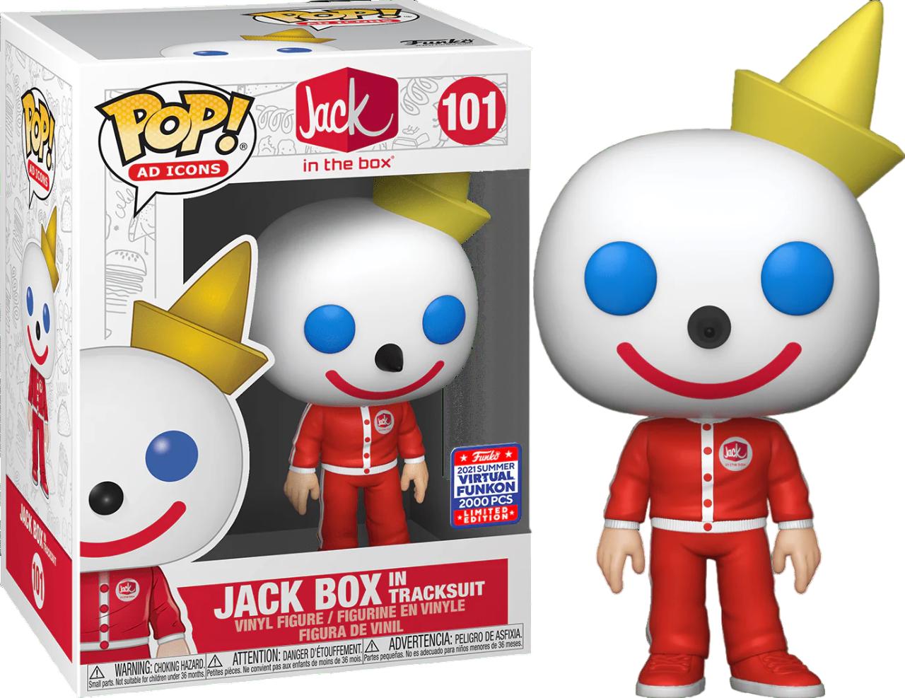 Jack Box in Tracksuit #101 Funko POP Ad Icons