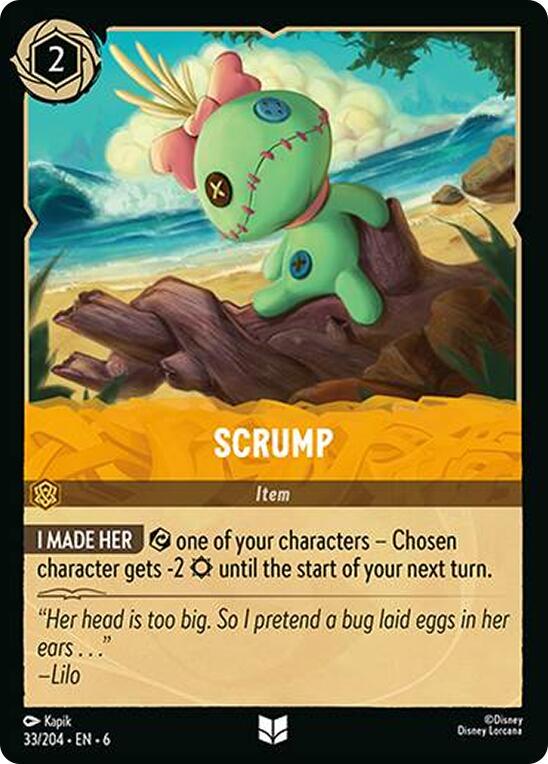 Scrump #33 Lorcana Azurite Sea