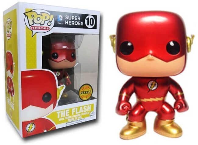 The Flash [DC Super Heroes Metallic] #10 Funko POP Heroes