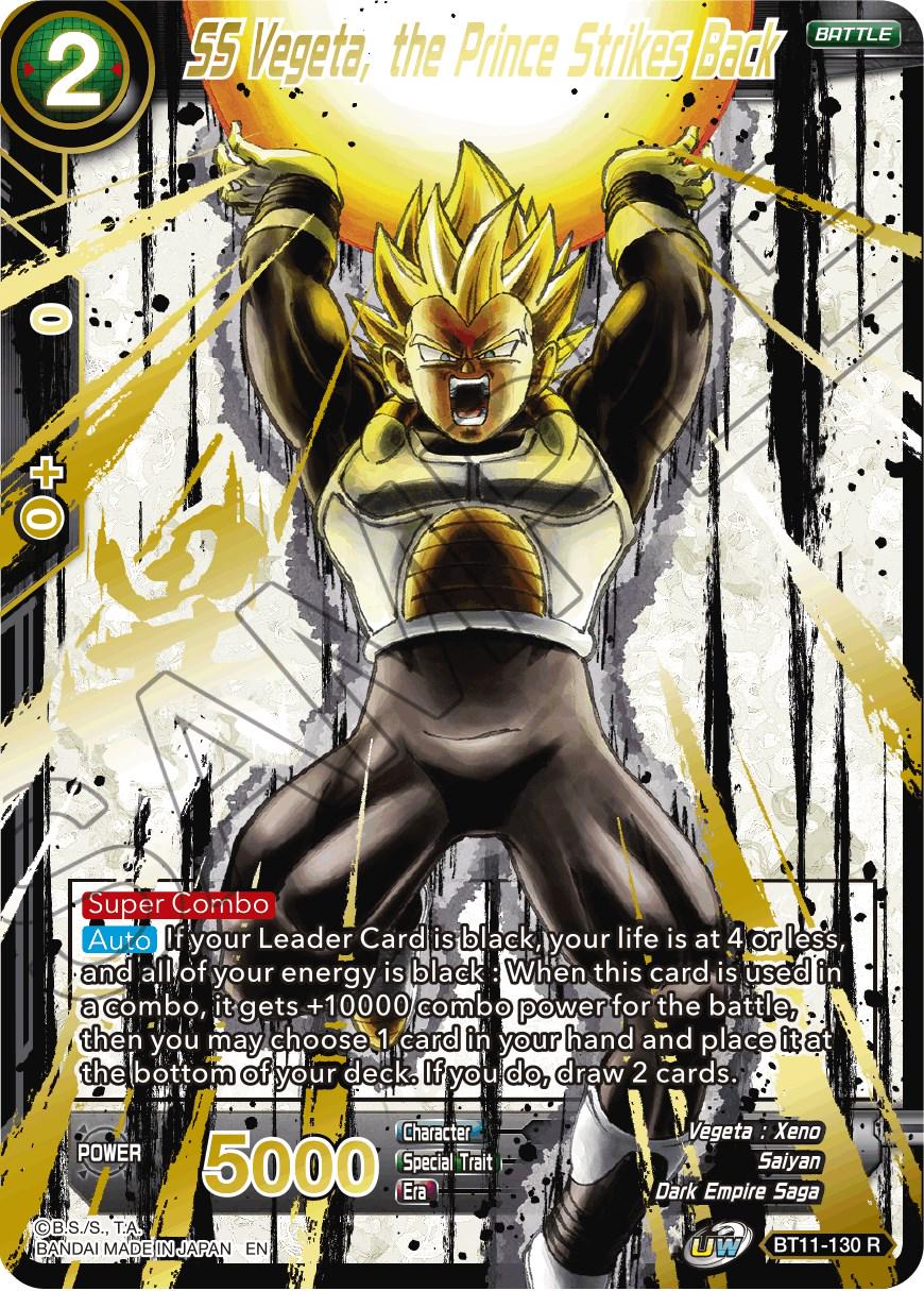 SS Vegeta, the Prince Strikes Back [Alternate Art] BT11-130 Dragon Ball Super Expansion Set: Special Anniversary Box 2021