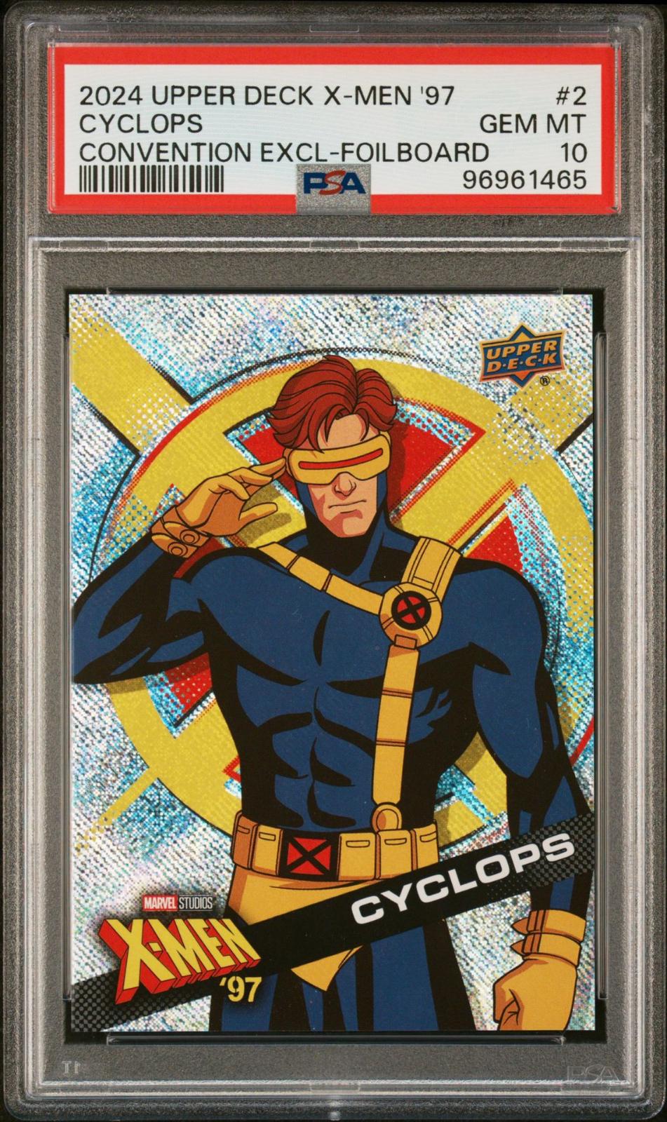 Cyclops [Silver Foilboard] #2 2024 Upper Deck X-Men '97 SDCC