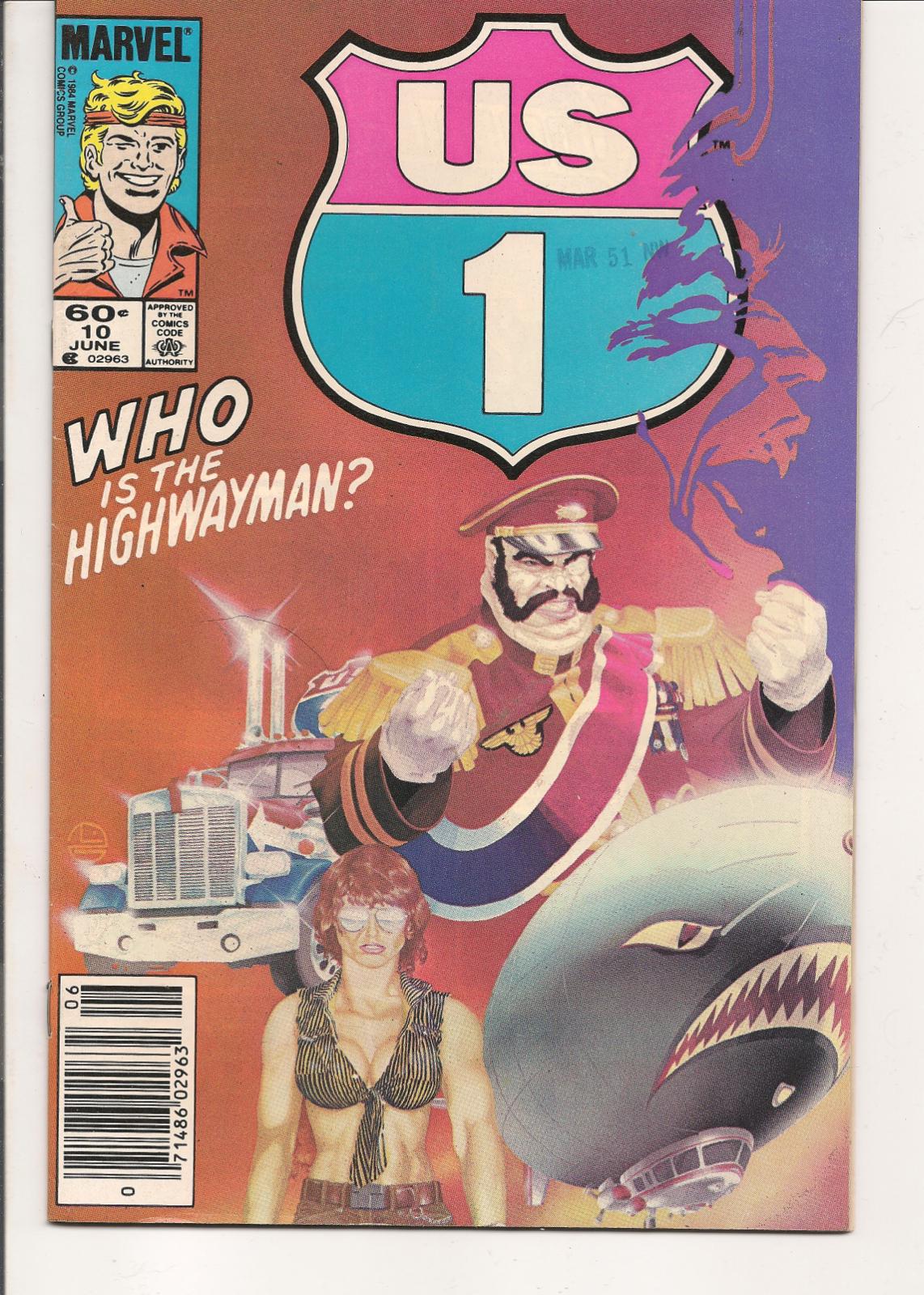 U.S.1 [Newsstand] #10 (1984) Comic Books U.S. 1