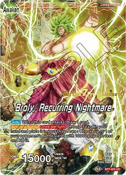 Broly // Broly, Recurring Nightmare BT7-002_PR Dragon Ball Super Series 7 Pre-Release Promos