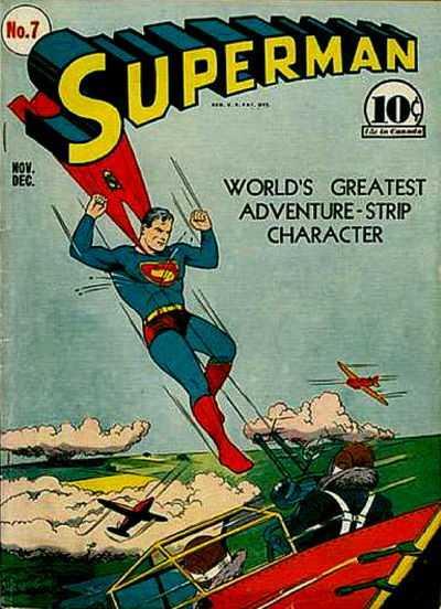 Superman #7 (1940) Comic Books Superman