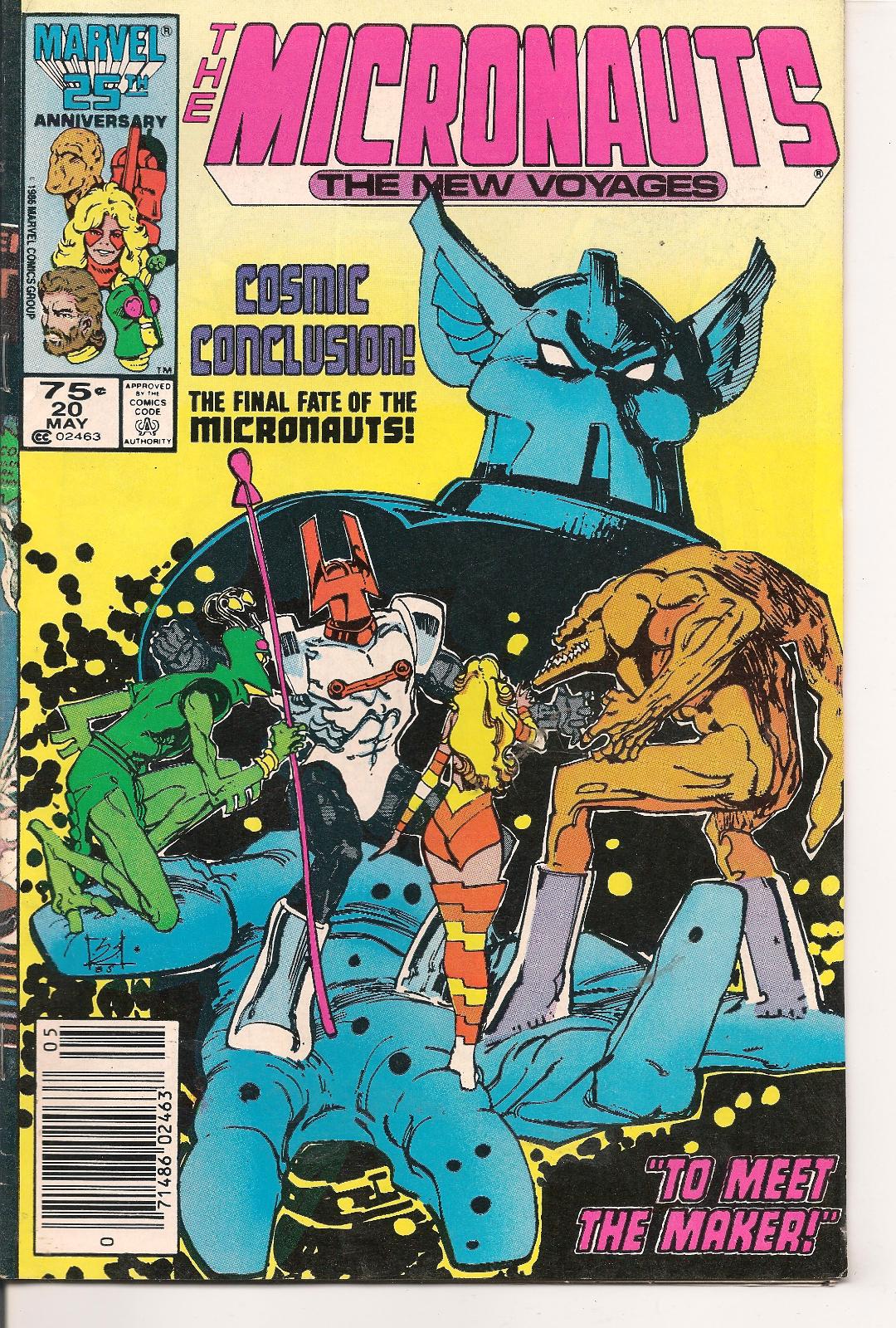 The Micronauts The New Voyages [Newsstand] #20 (1986) Comic Books Micronauts: The New Voyages