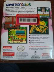 Back Of Box | Game Boy Color Berry GameBoy Color