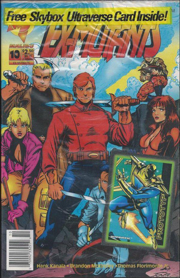 Ex-Mutants [Newsstand] #10 (1993) Comic Books Ex-Mutants