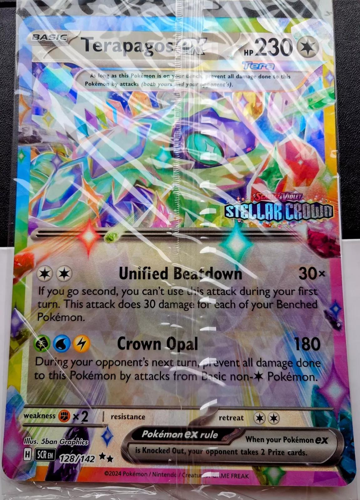 Terapagos EX [Jumbo] #128 Pokemon Stellar Crown