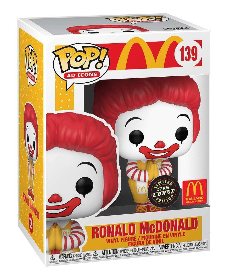 Ronald McDonald [GITD] #139 Funko POP Ad Icons