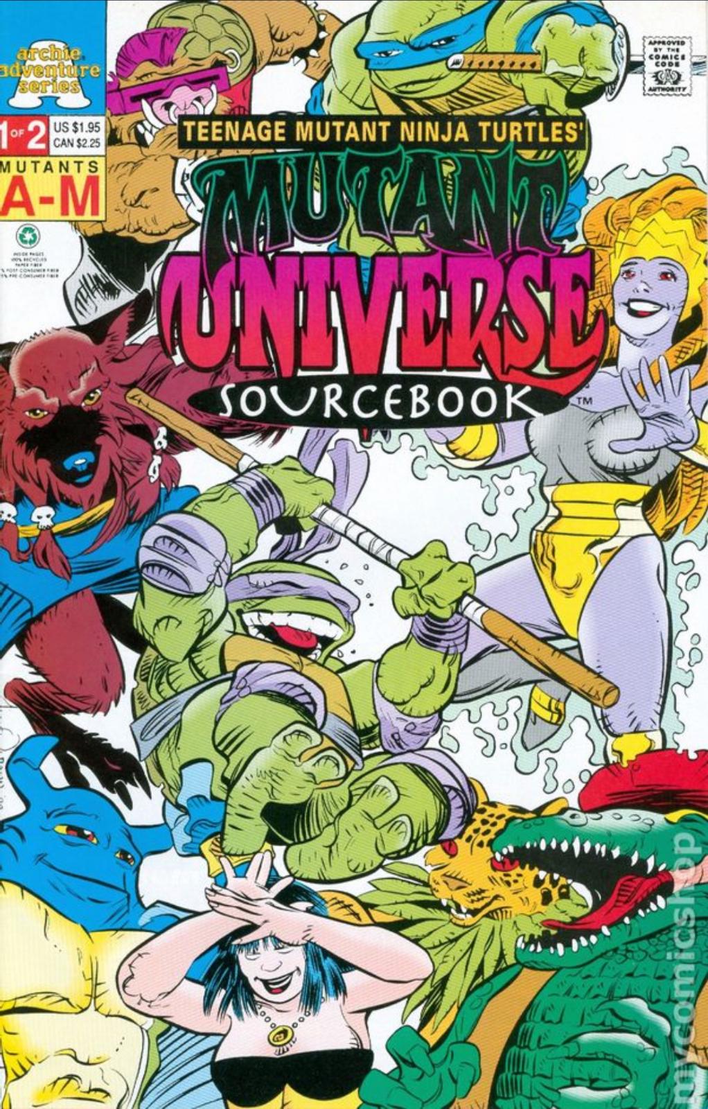 Teenage Mutant Ninja Turtles Mutant Universe Sourcebook #1 (1993) Comic Books Teenage Mutant Ninja Turtles Mutant Universe Sourcebook