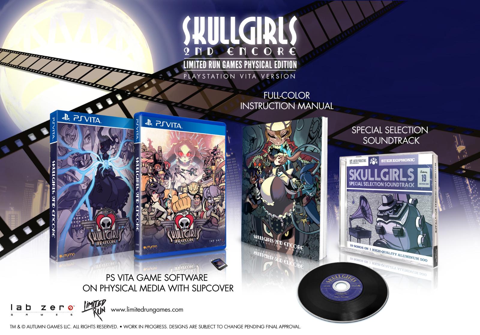 Skullgirls 2nd Encore Playstation Vita