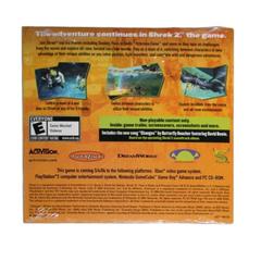 Back Sleeve Cover | Shrek 2 [Best Buy Game Preview CD] PC Games