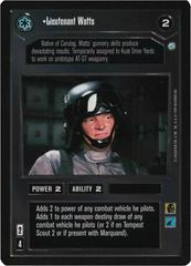 Lieutenant Watts [Limited] Star Wars CCG Endor Prices