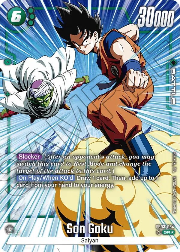 Son Goku [Alternate Art] FB03-064 Dragon Ball Fusion World Raging Roar