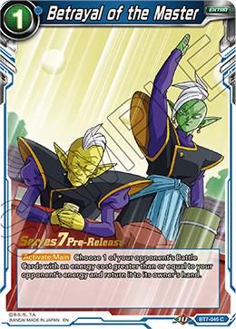 Betrayal of the Master BT7-045_PR Dragon Ball Super Series 7 Pre-Release Promos