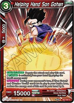 Helping Hand Son Gohan [Foil] BT7-007 Dragon Ball Super Assault of the Saiyans