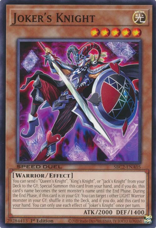 Joker's Knight SBC2-ENA05 YuGiOh Speed Duel: Battle City Finals