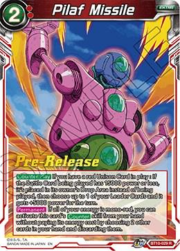 Pilaf Missile BT10-029 Dragon Ball Super Rise of the Unison Warrior: Pre-Release Promos