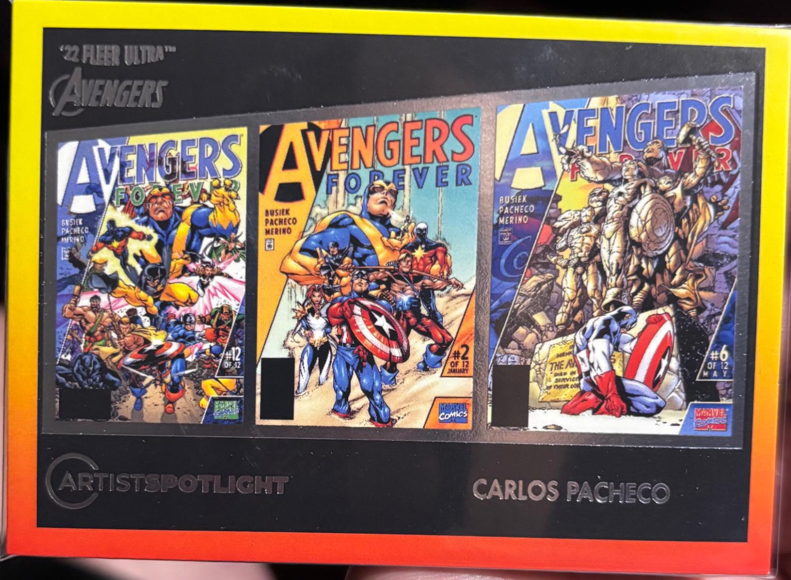 Carlos Pacheco #AS-7 Marvel 2022 Ultra Avengers Artist Spotlight