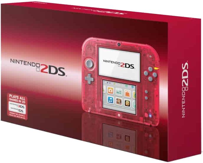 Nintendo 2DS Crystal Red Nintendo 3DS