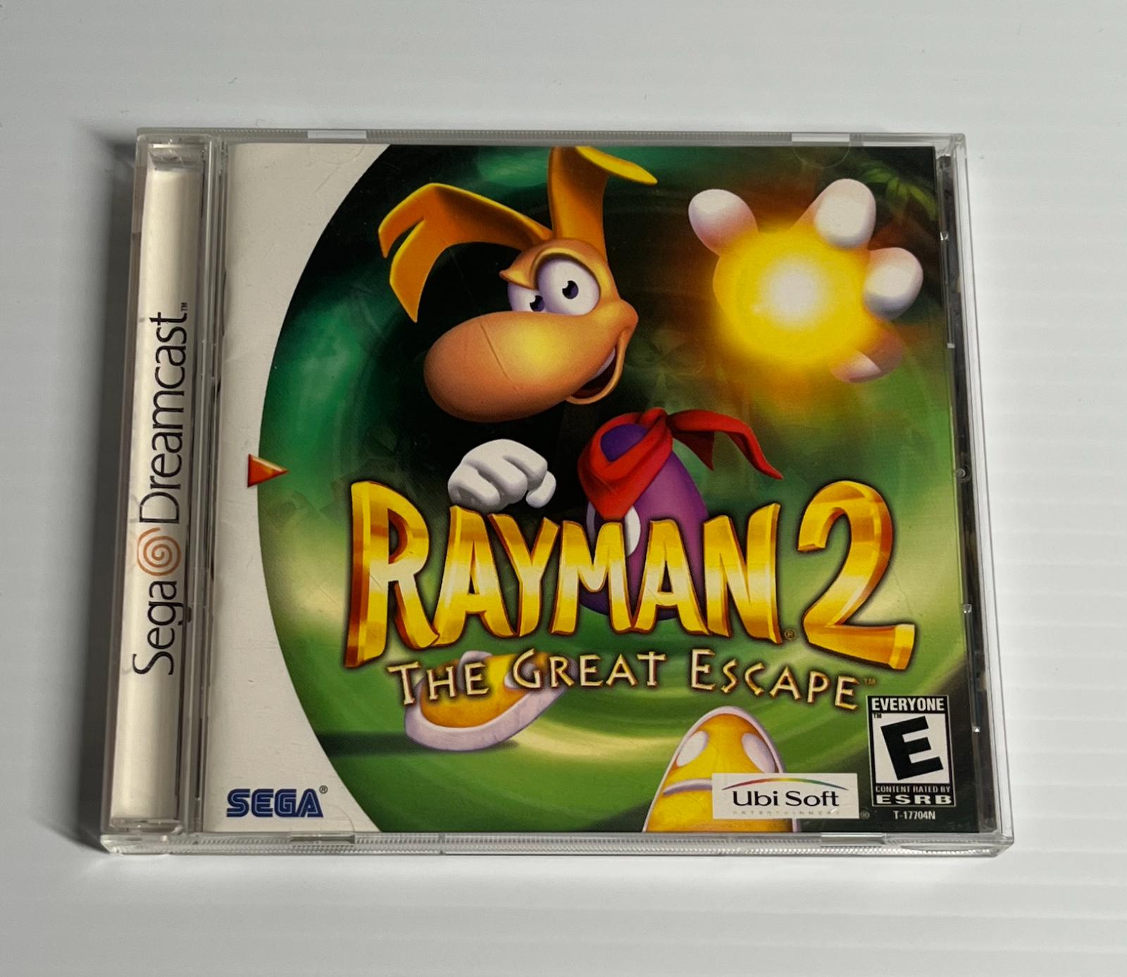 Rayman 2 The Great Escape Item Box And Manual Sega Dreamcast Rayman 2 The Great Escape Item Box And Manual Sega Dreamcast