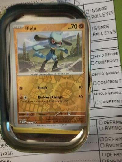 Riolu [Reverse Holo] #113 photo