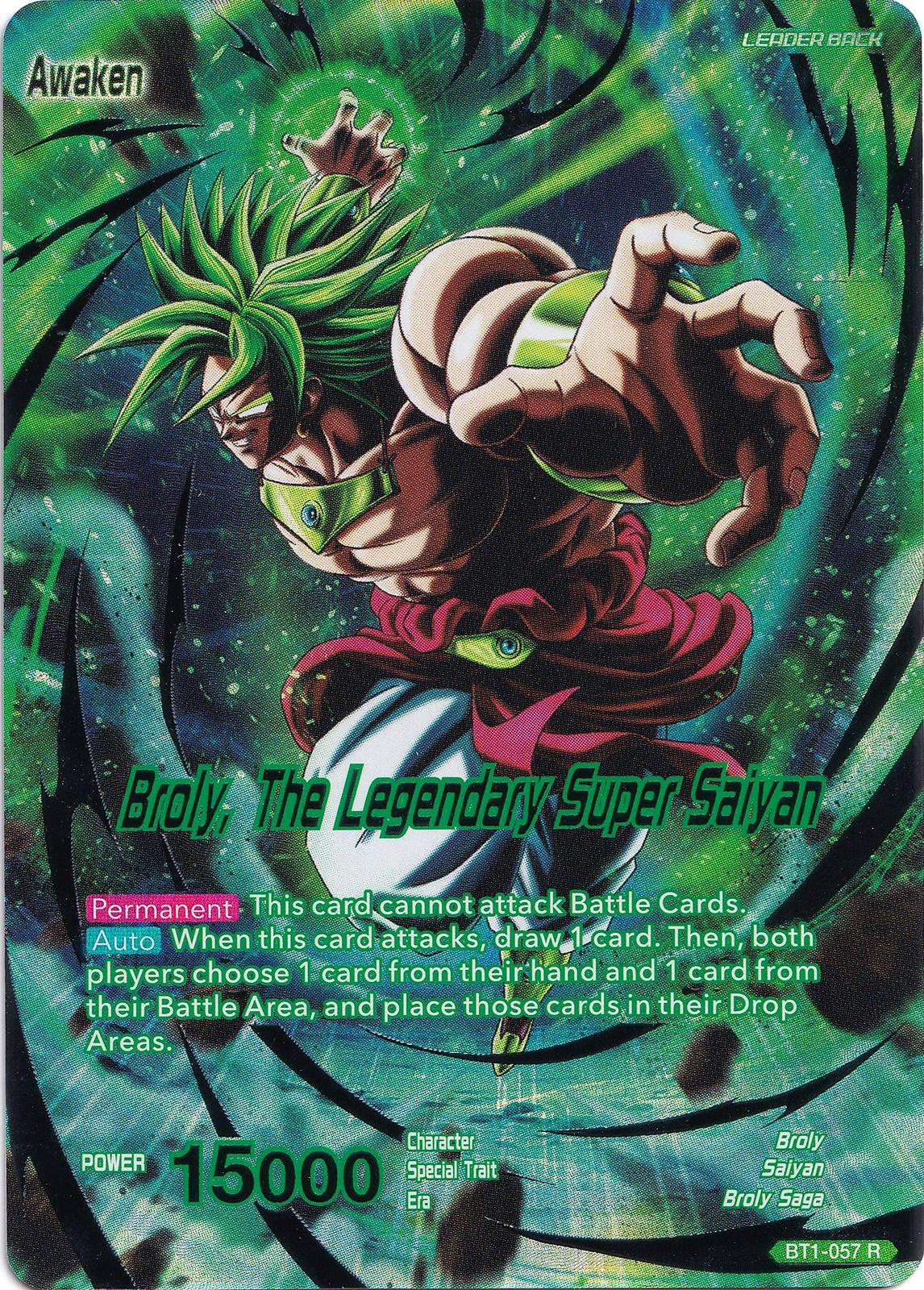 Broly // Broly, The Legendary Super Saiyan BT1-057 Dragon Ball Super Collector's Selection Vol.1