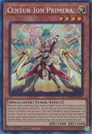 Centur-Ion Primera [Collector's Rare] VASM-EN016 YuGiOh Valiant Smashers