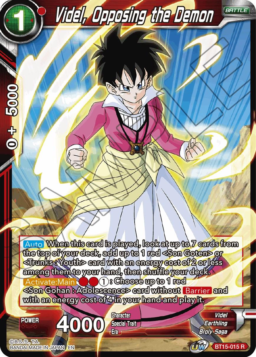 Videl, Opposing the Demon [Foil] BT15-015 Dragon Ball Super Saiyan Showdown