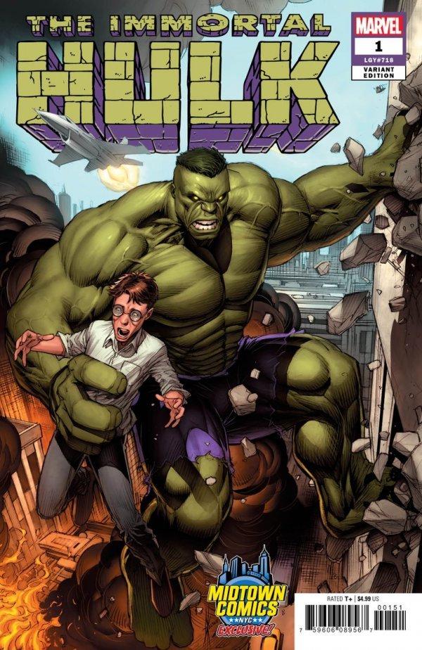 The Immortal Hulk [Keown Midtown] #1 (2018) Comic Books Immortal Hulk