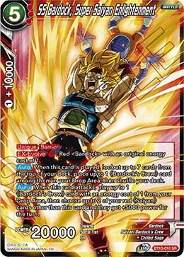 SS Bardock, Super Saiyan Enlightenment BT13-010 Dragon Ball Super Supreme Rivalry