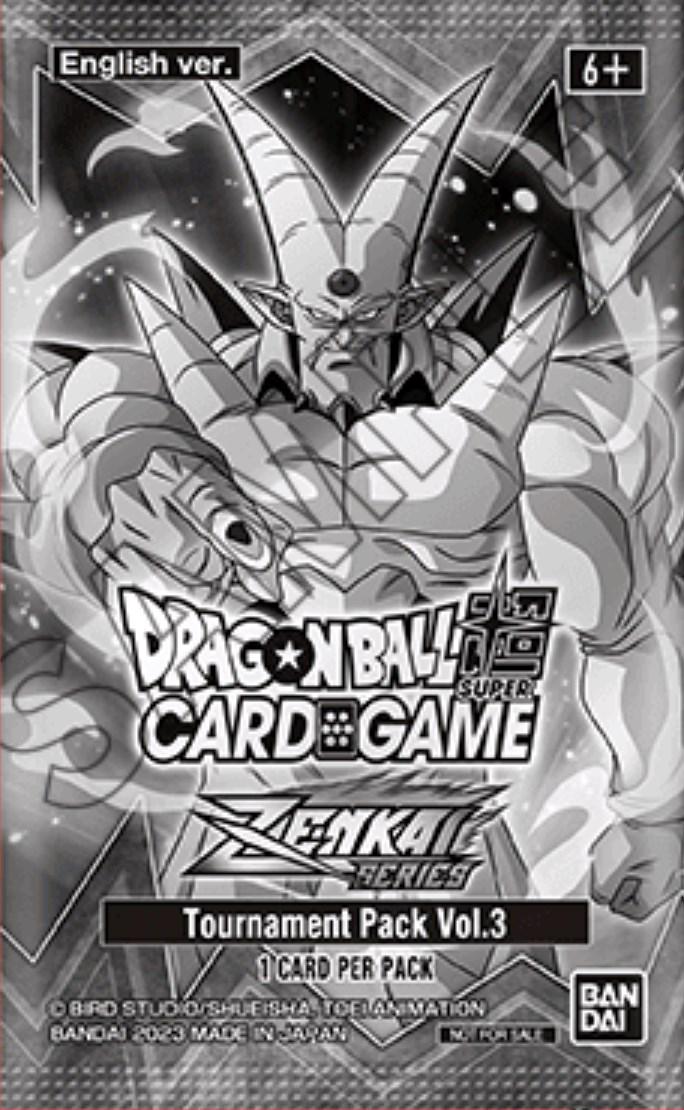 Zenkai Series Tournament Pack Vol.3  Dragon Ball Super Divine Multiverse Release Promos