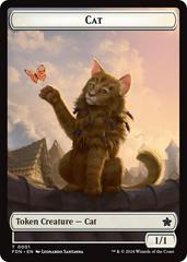 Cat // Cat Doubled-Sided Token [Foil] #1 Magic Foundations Prices