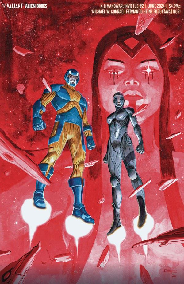 X-O Manowar: Invictus [Peralta Virgin] #2 (2024) Comic Books X-O Manowar: Invictus