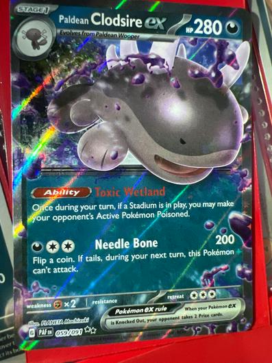 Paldean Clodsire ex [Holo] #59 photo