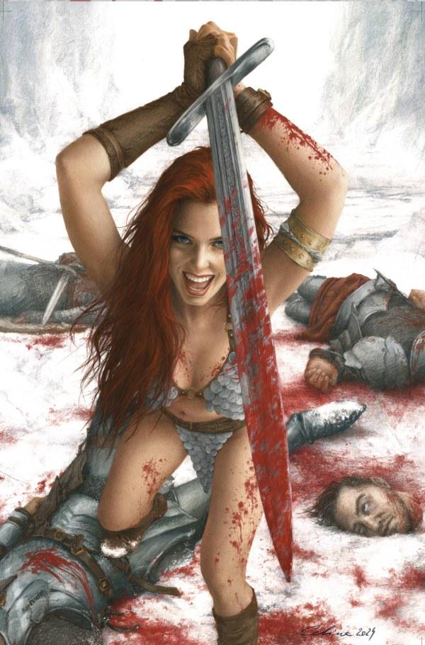 Red Sonja: Death and the Devil [Celina Virgin] #3 (2024) Comic Books Red Sonja: Death and the Devil