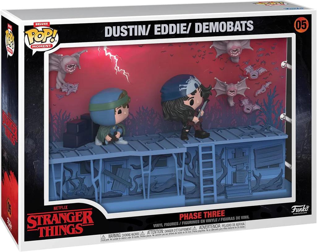 Dustin, Eddie, Demobats #5 Funko POP Deluxe Moment