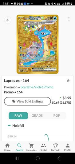 Lapras Ex #164 photo