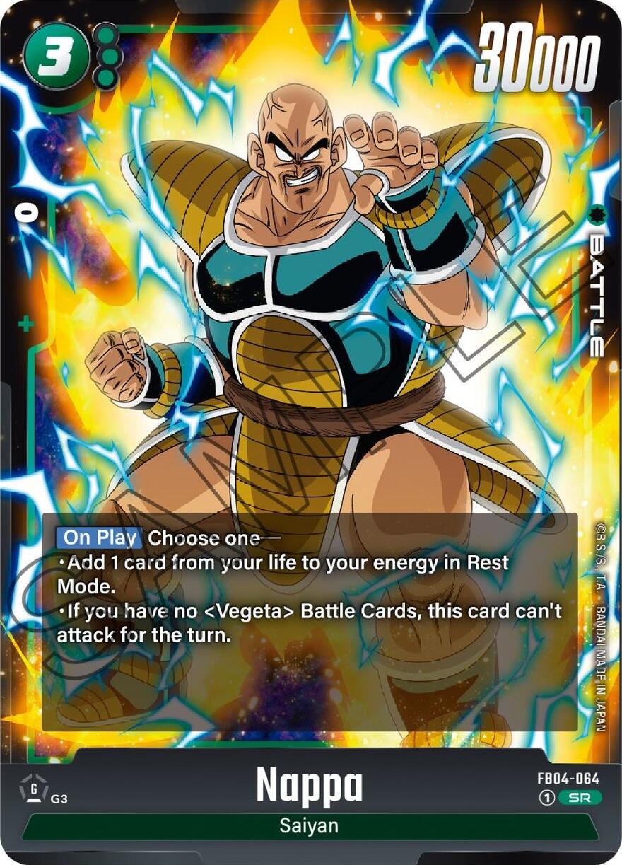 Nappa FB04-064 Dragon Ball Fusion World Ultra Limit