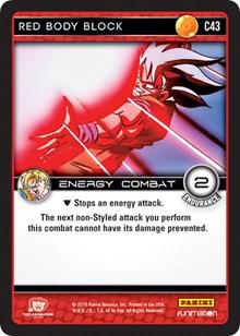 Red Body Block C43 Dragon Ball Z Vengeance