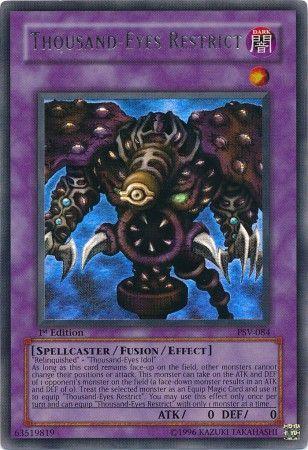 Thousand-Eyes Restrict [1st Edition] PSV-084 YuGiOh Pharaoh's Servant