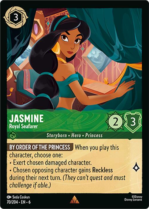 Jasmine - Royal Seafarer #70 Lorcana Azurite Sea