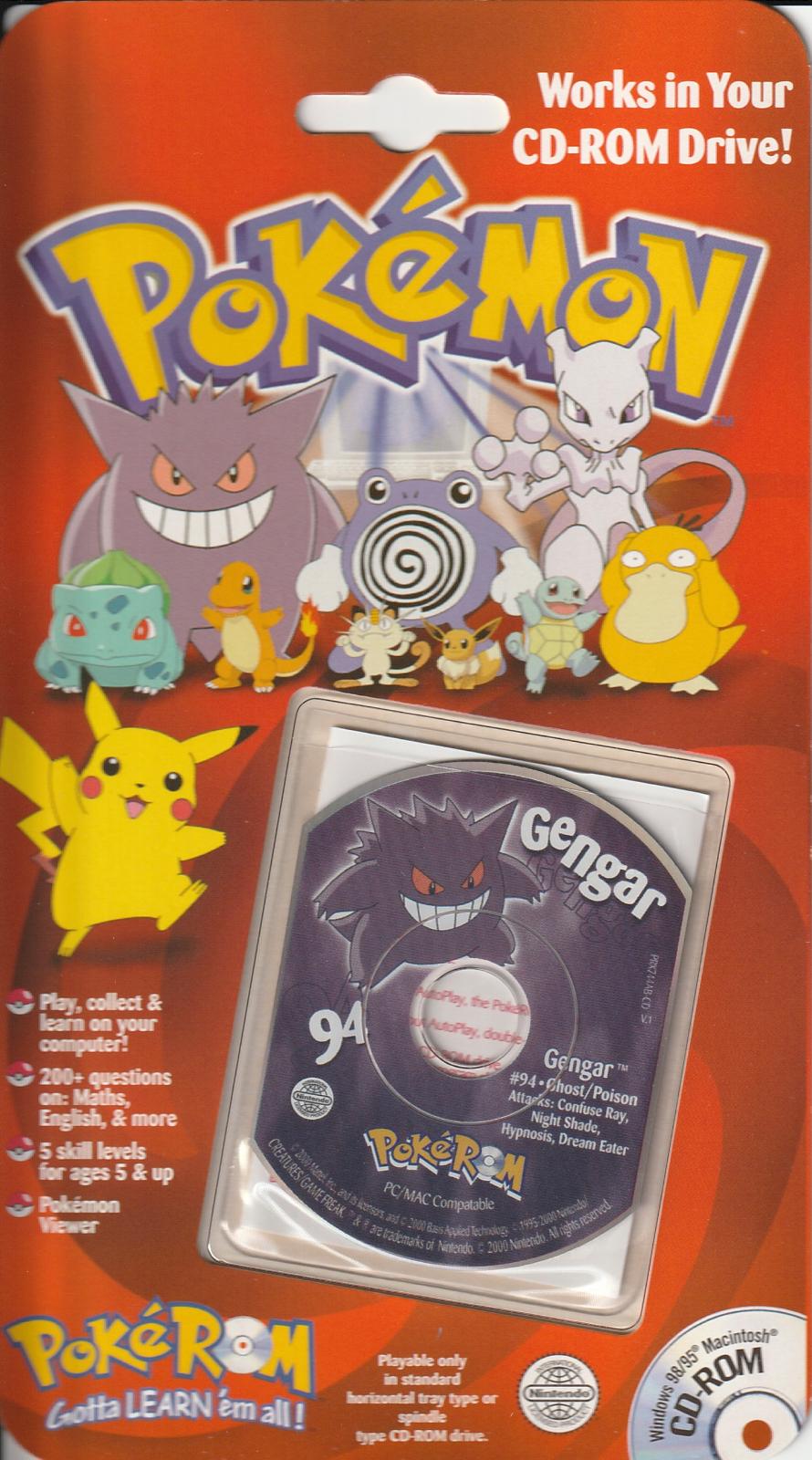 PokeRom Premier Series: 94 Gengar PC Games