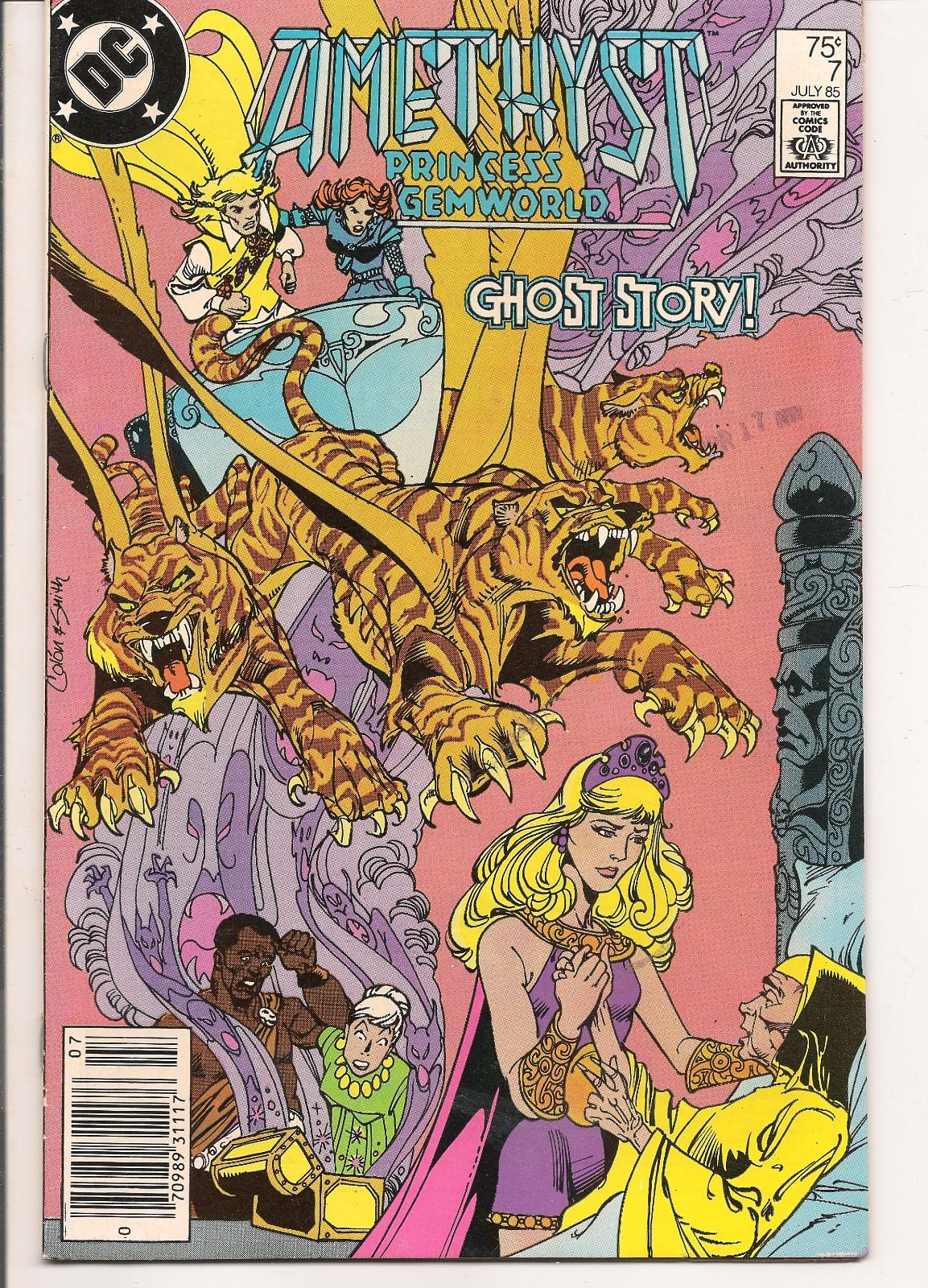 Amethyst, Princess Of Gemworld [Newsstand] #7 (1985) Comic Books Amethyst, Princess of Gemworld