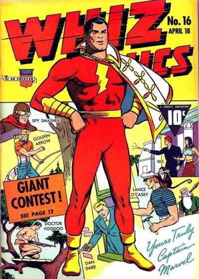 Whiz Comics #16 (1941) Comic Books Whiz Comics