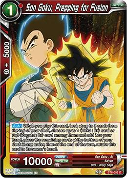 Son Goku, Prepping for Fusion BT6-005 Dragon Ball Super Destroyer Kings