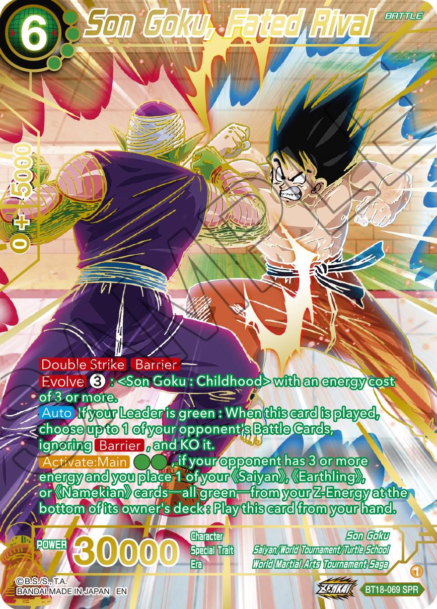 Son Goku, Fated Rival [SPR] BT18-069 Dragon Ball Super Dawn of the Z-Legends