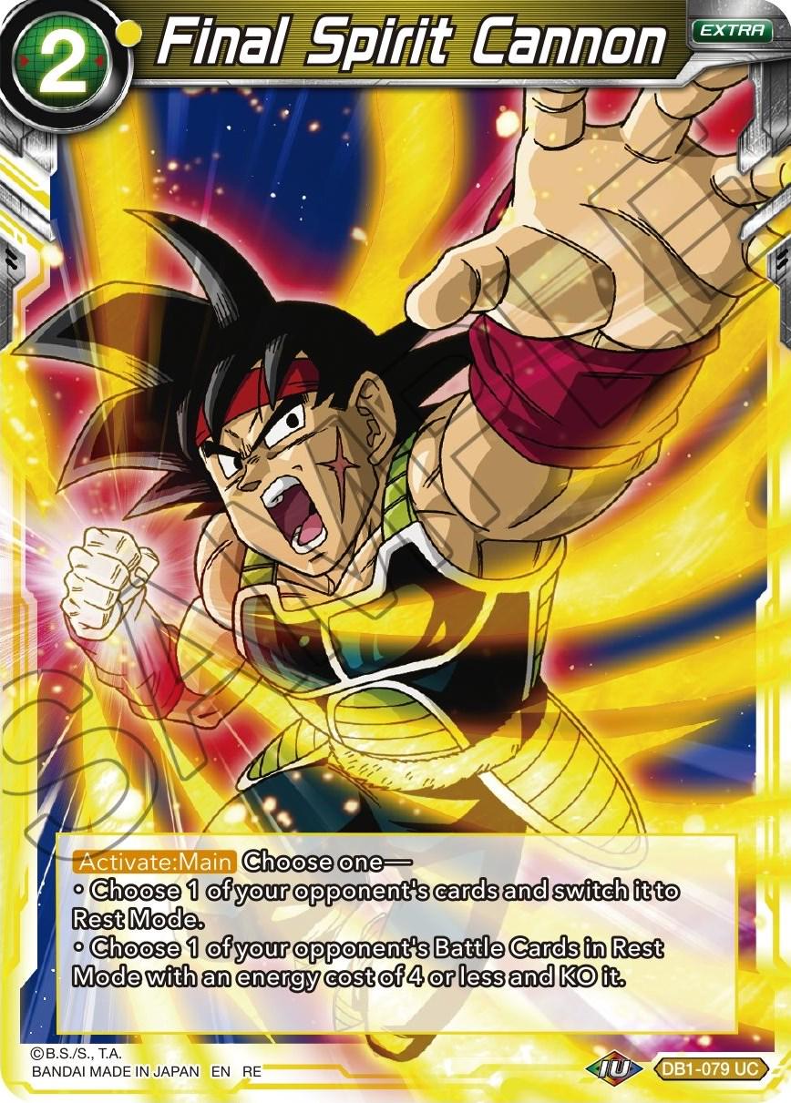 Final Spirit Cannon DB1-079 Dragon Ball Super Mythic Booster