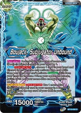 Boujack // Boujack, Subjugator Unbound [Foil] BT13-032 Dragon Ball Super Supreme Rivalry